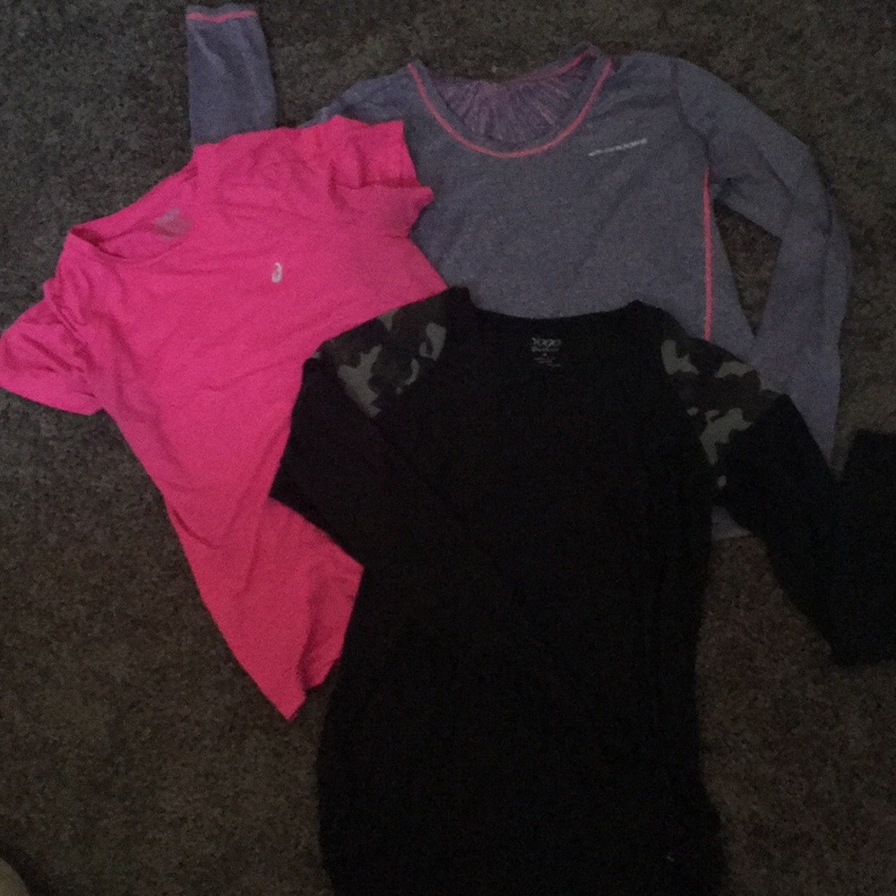 Active wear 3 shirts